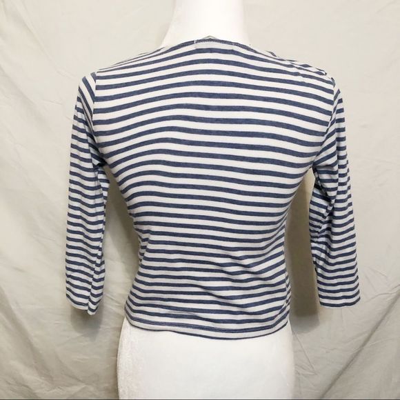 Brandy Melville Striped Crop Top - Picture 2 of 4